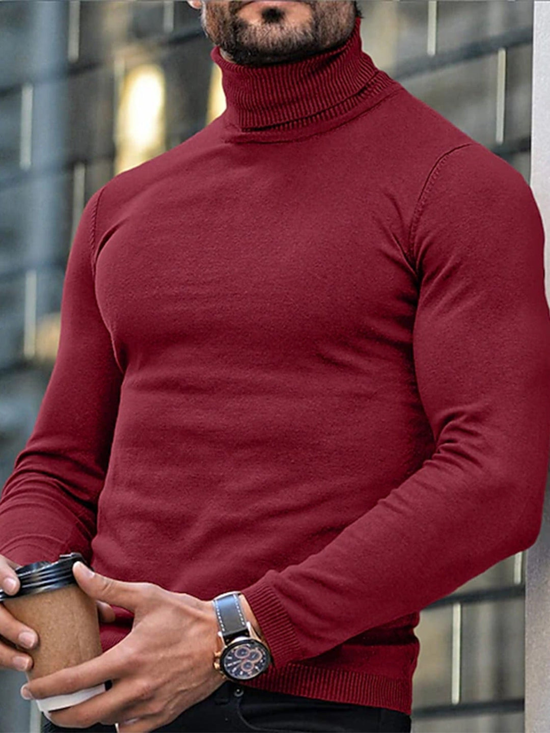 Dominic | Finstämd Höghalsad Tröja