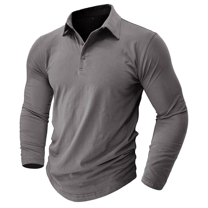 Travis Owen | Stilig Premium Långärmad Polo