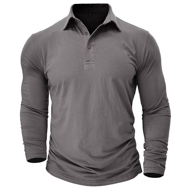 Travis Owen | Stilig Premium Långärmad Polo