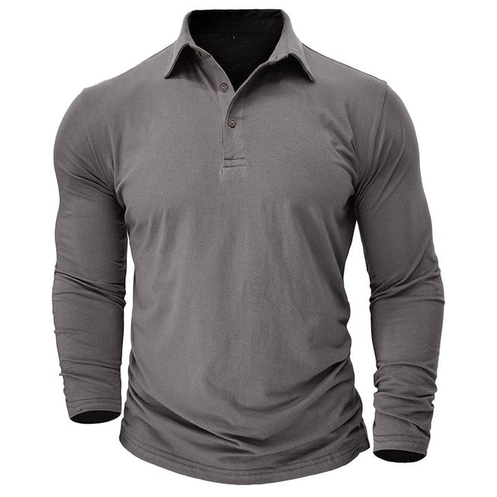 Travis Owen | Stilig Premium Långärmad Polo