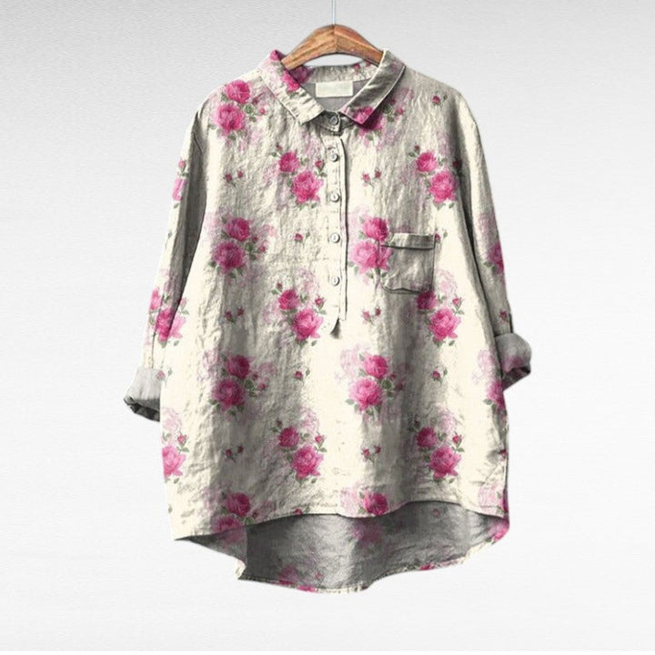 Leslie | Stilig Multicolor Blus