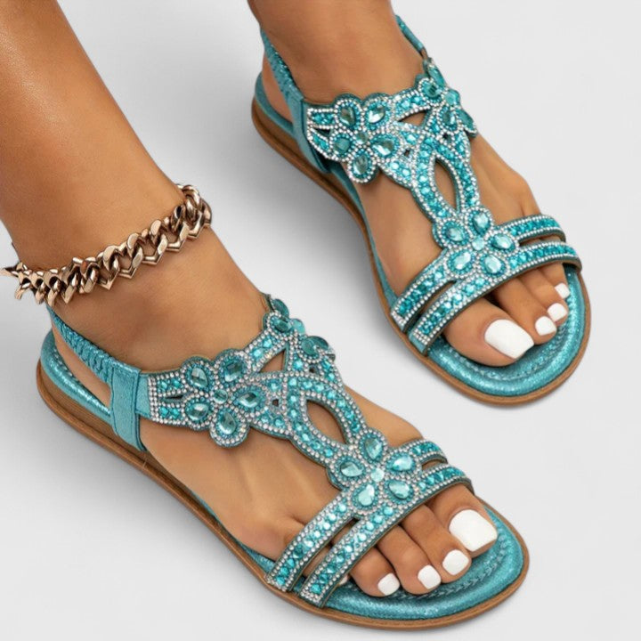 Rebecca | Eleganta Ortopediska Pärl Sandaler