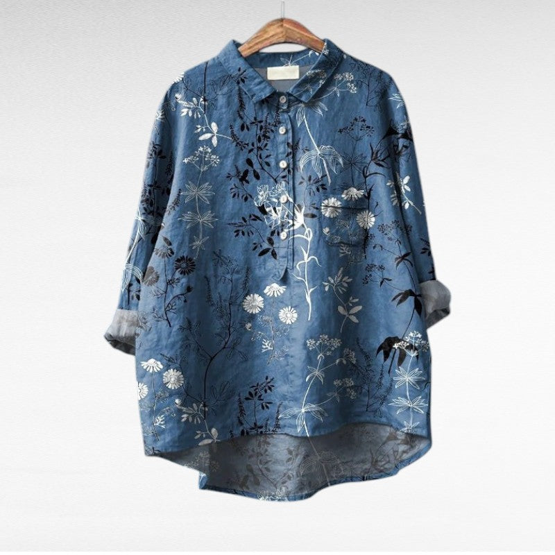 Leslie | Stilig Multicolor Blus