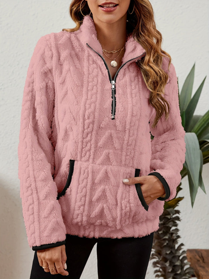 Delilah | Mysig Halv-Zip Tröja