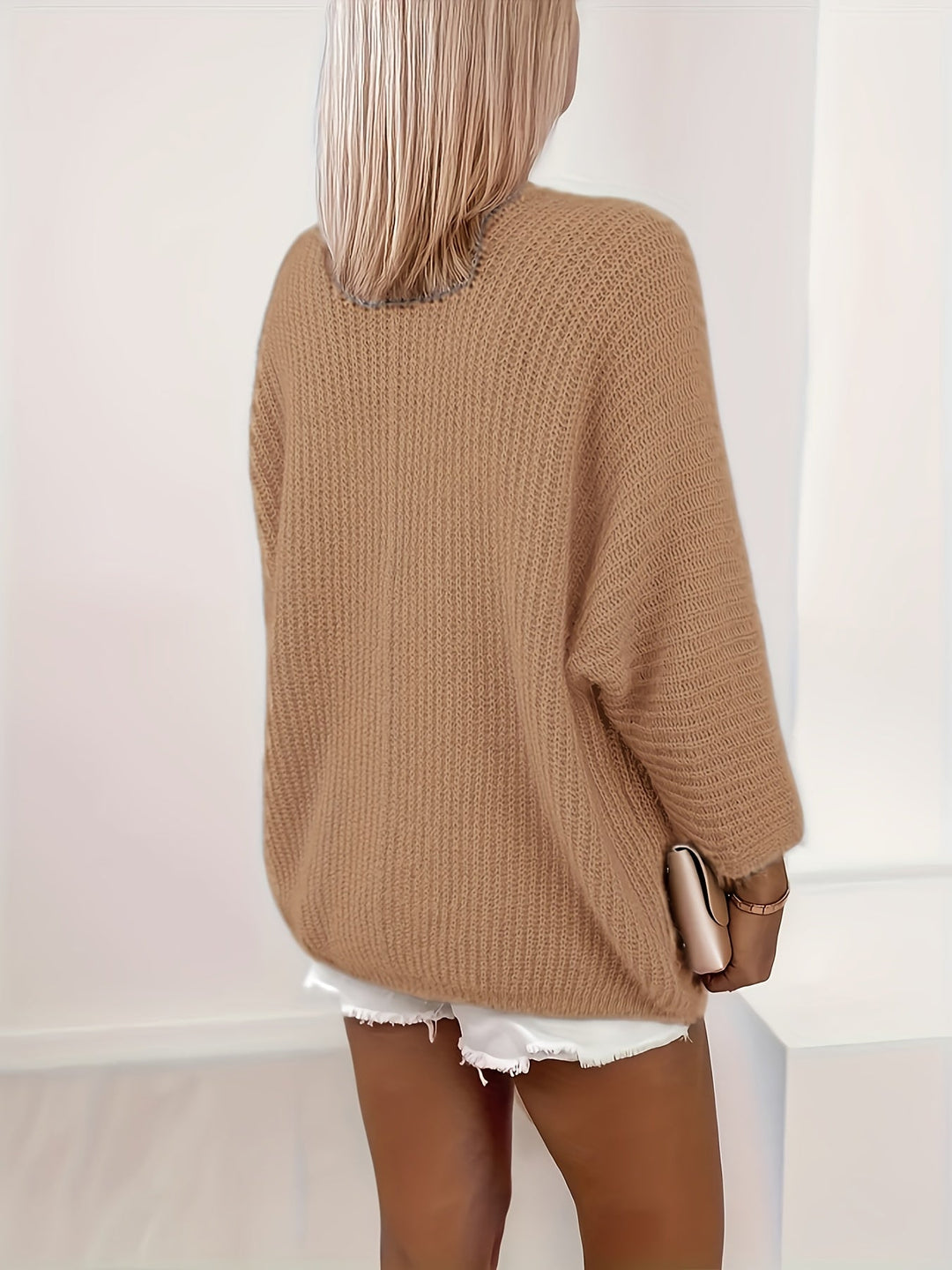 Bridget | Avslappnad Öppen Framsida Cardigan