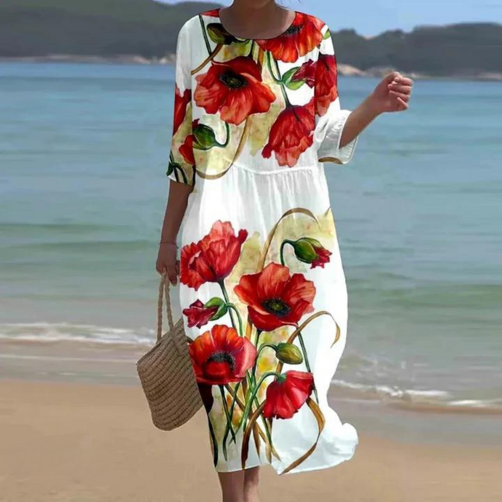 Miranda | Elegant Blommig Sommardress