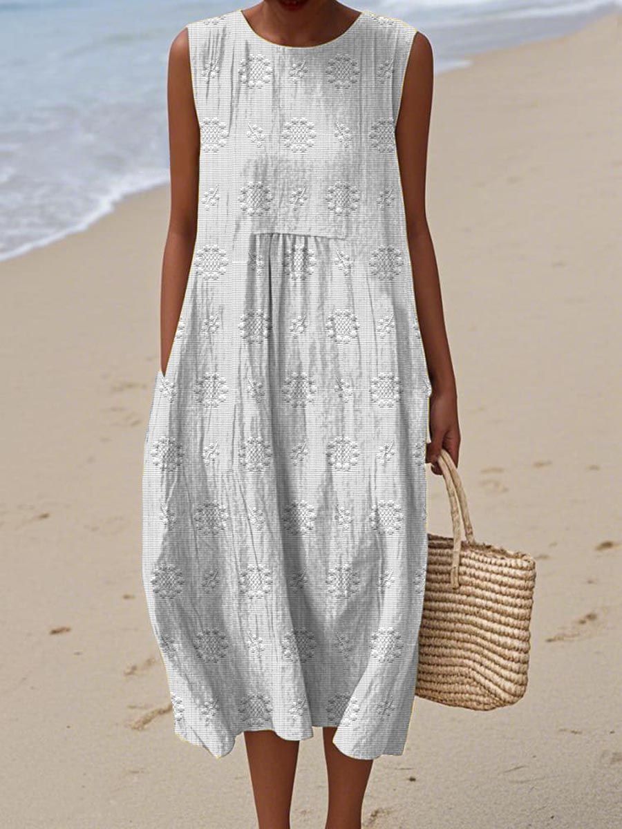 Hannah | Elegant Sommar Pocket Klänning