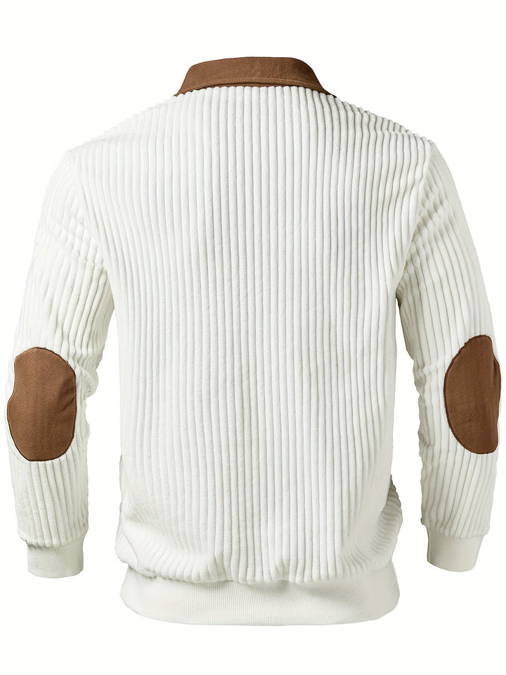 Roland | Tvåfärgad Quarter-Zip Pullover