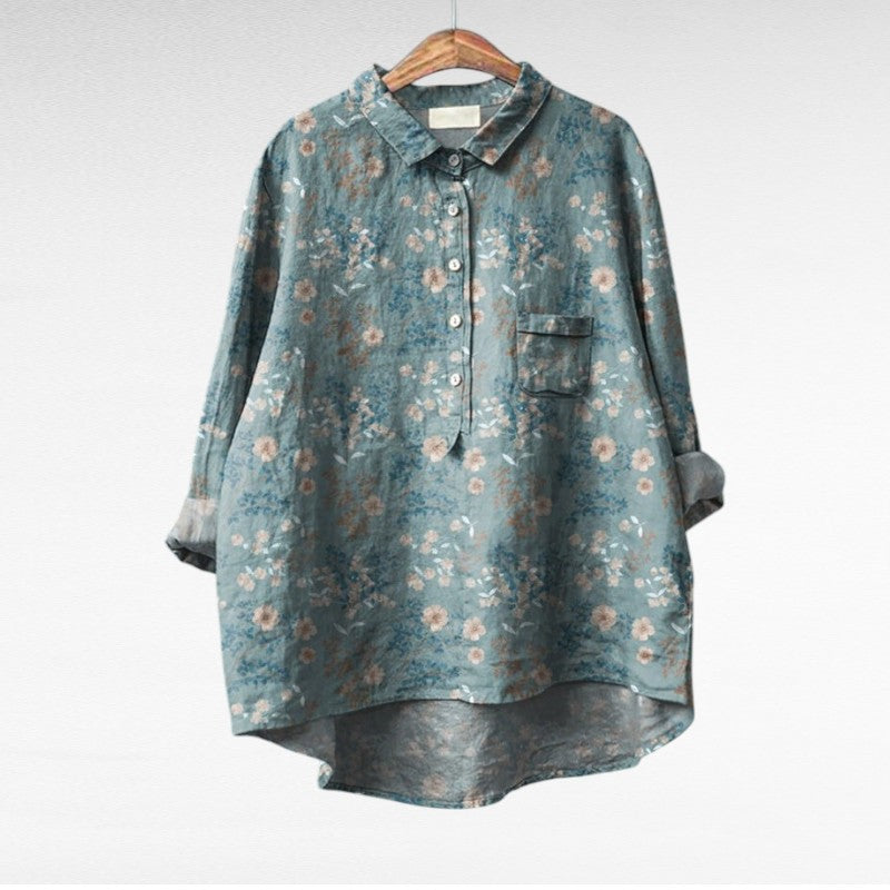 Leslie | Stilig Multicolor Blus
