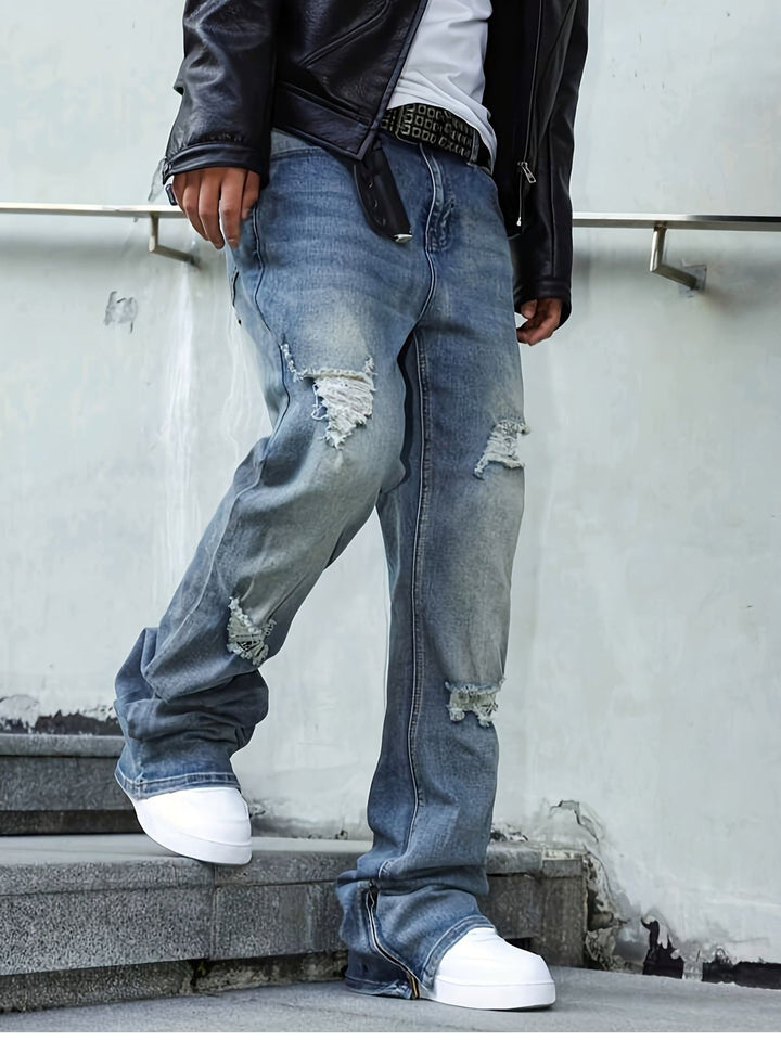 Easton | Avslappnade raka jeans