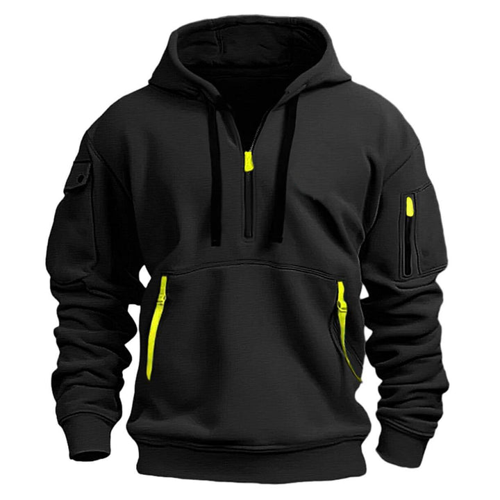 Hoodie oversize med nedfallande axlar och lös passform