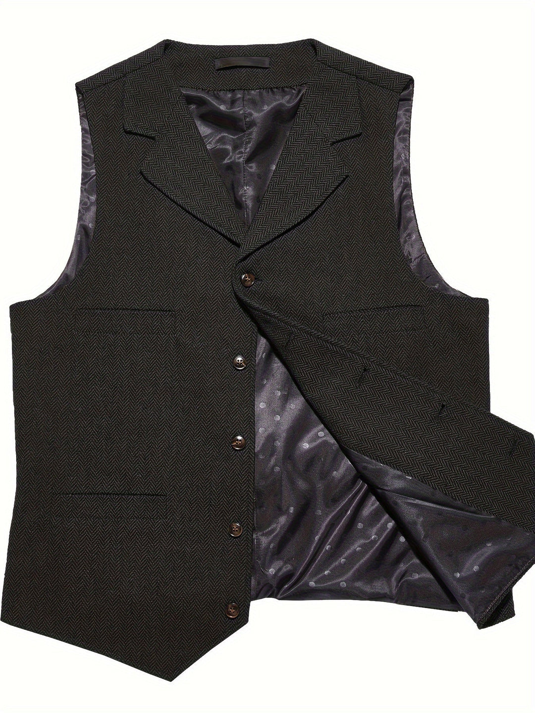 Byron | Raffinerad Herringbone Västar