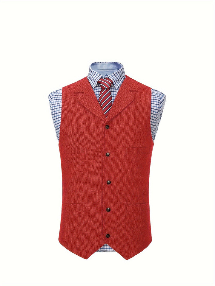 Colton | Heritage Herringbone Västen