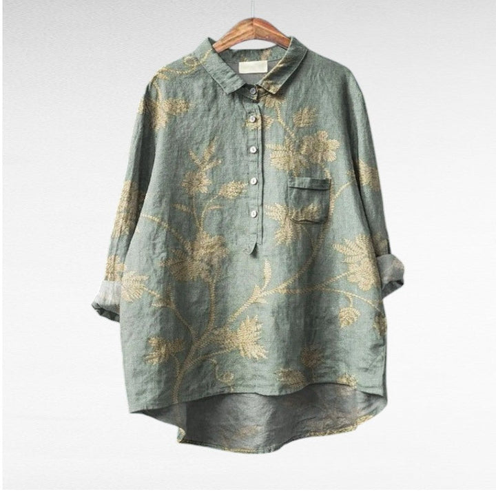 Leslie | Stilig Multicolor Blus