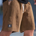 Nolan | Texturerade Drawstring Shorts