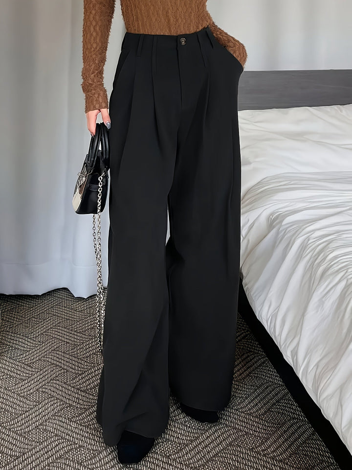 Celine | Plisserade Vida Byxor