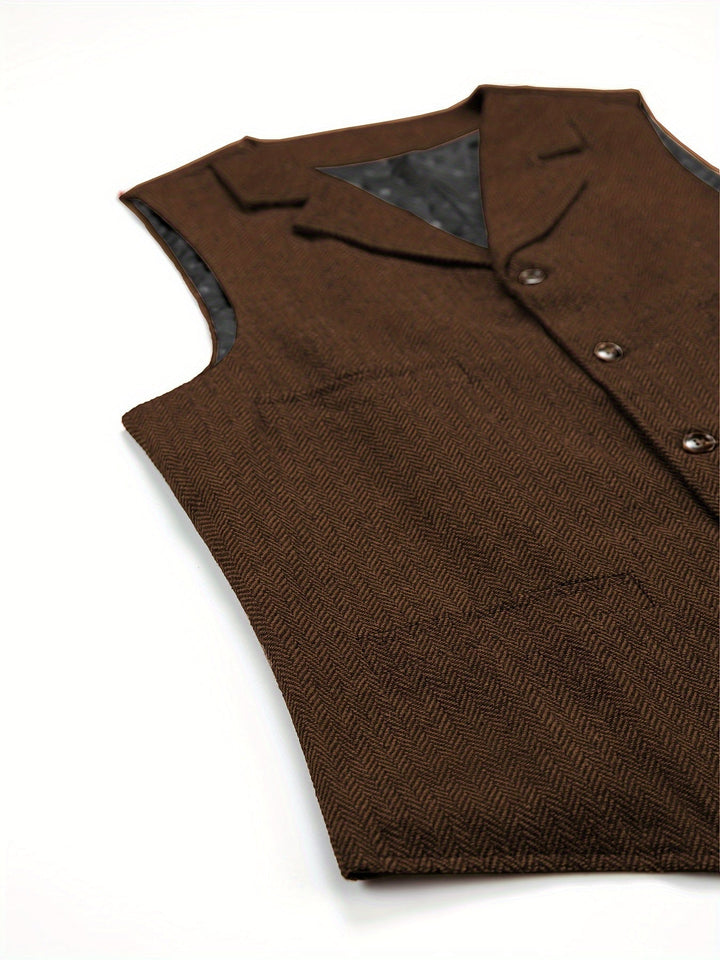 Colton | Heritage Herringbone Västen