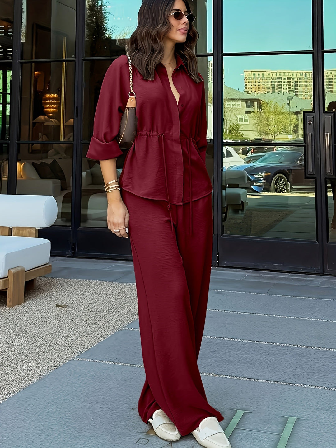 Lorraine | Avslappnad Byxa Set