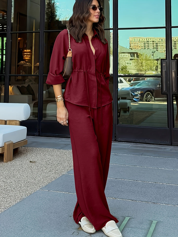 Lorraine | Avslappnad Byxa Set