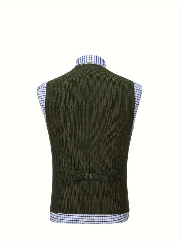 Colton | Heritage Herringbone Västen