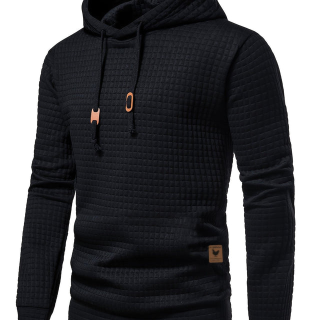 Harrison | Texturerad Pullover Hoodie