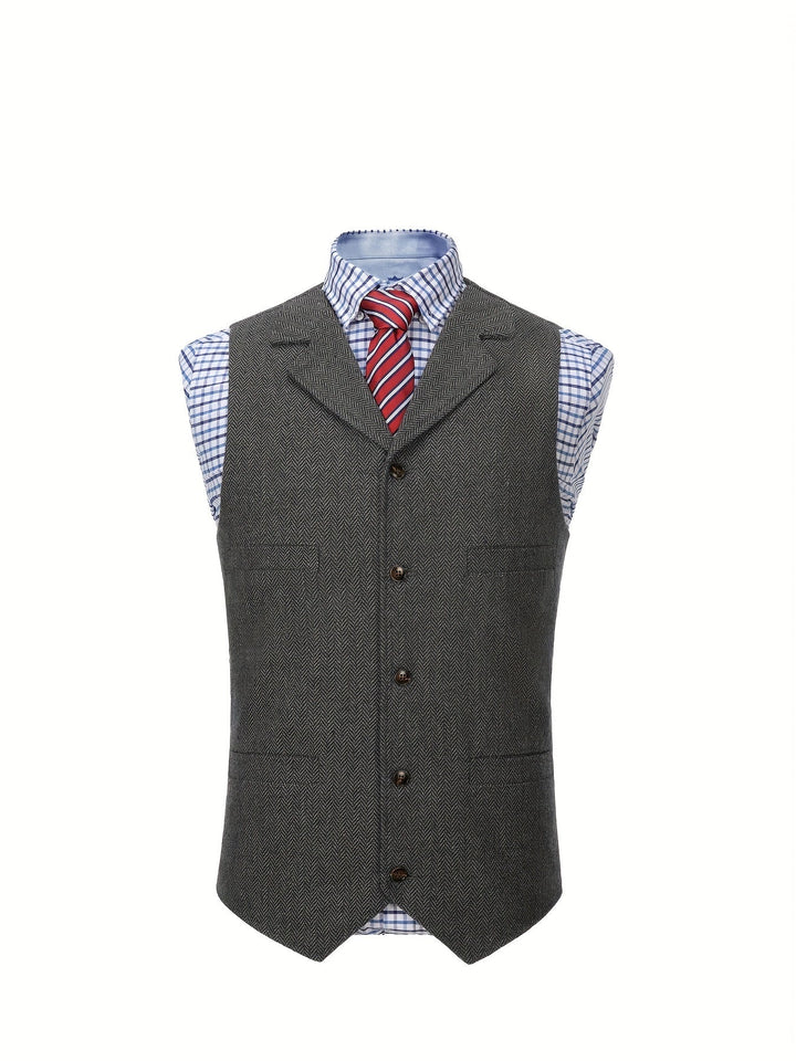 Colton | Heritage Herringbone Västen