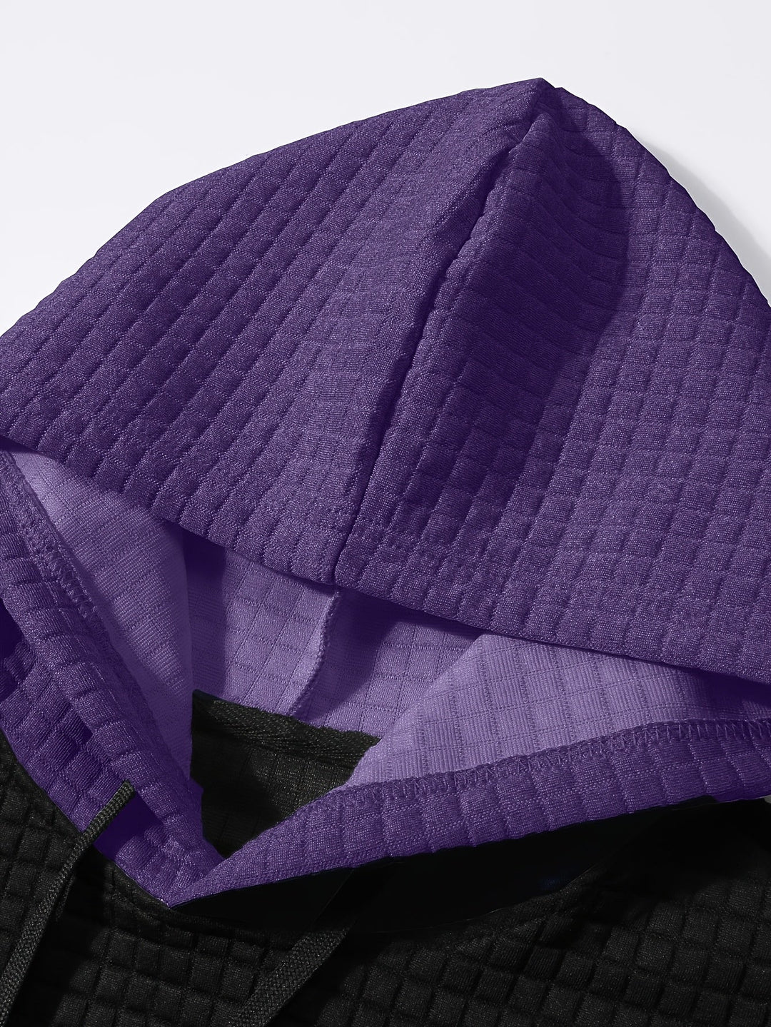 Hayes | Texturerad Färgblock Hoodie