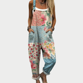 Adriana | Stilig Multi Floral Patch Jumpsuit