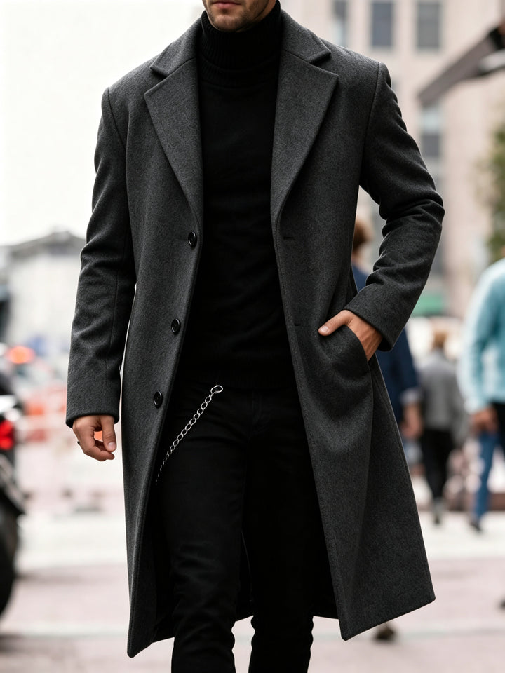 Chandler | Finsnittad Lång Trench Coat