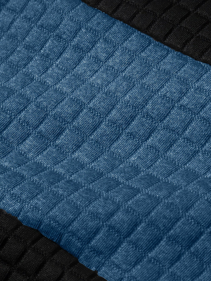 Hayes | Texturerad Färgblock Hoodie