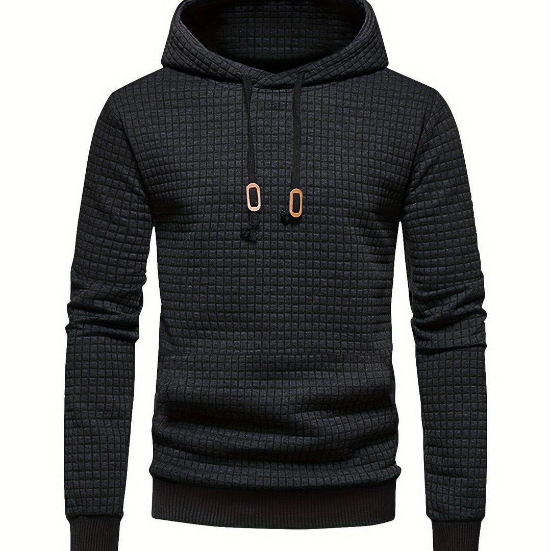 Garrison | Texturerad Huva Pullover Hoodie