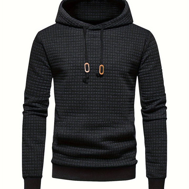 Garrison | Texturerad Huva Pullover Hoodie
