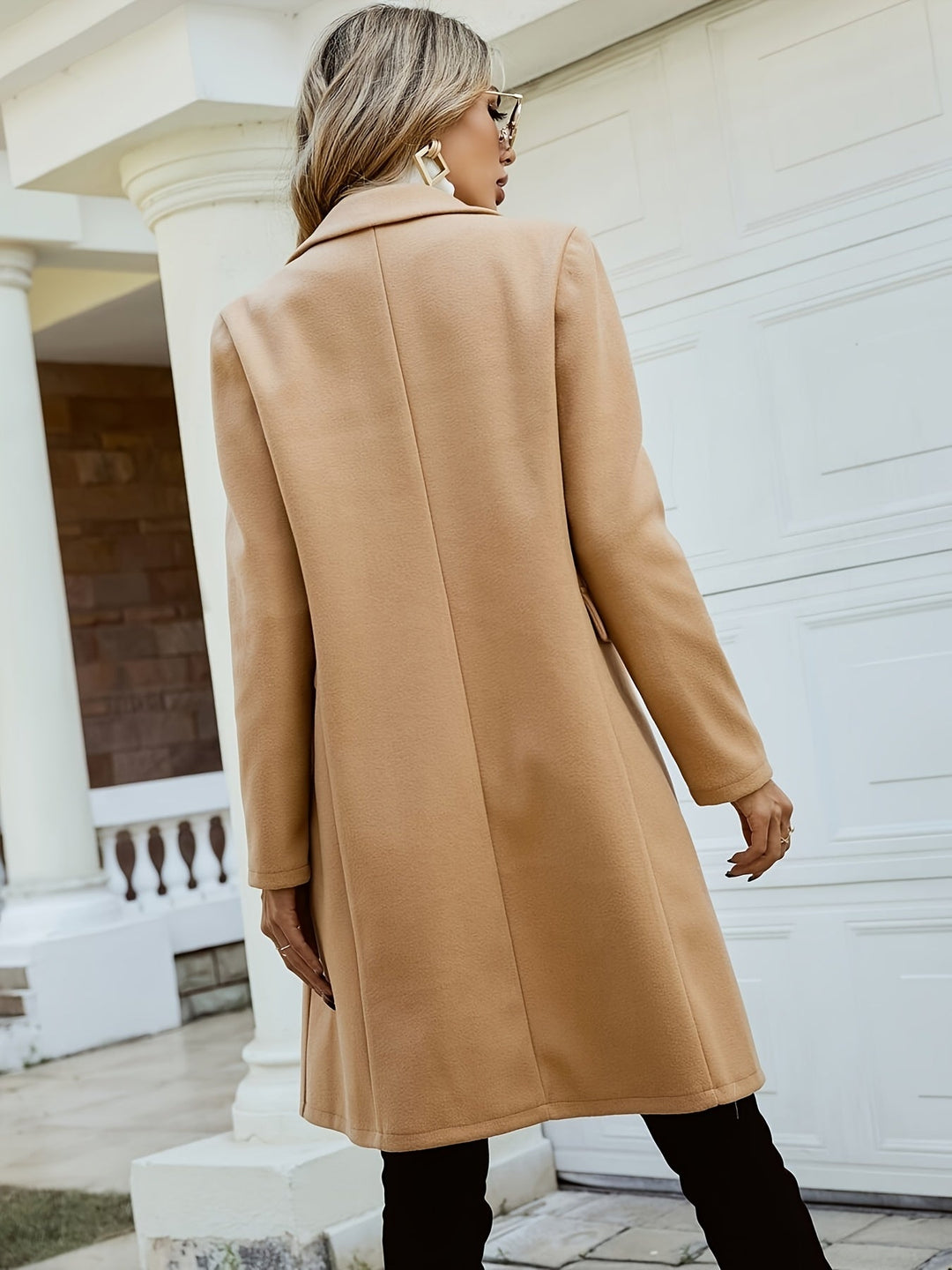 Helena | Mid-Length Dubbelknäppt Kappa