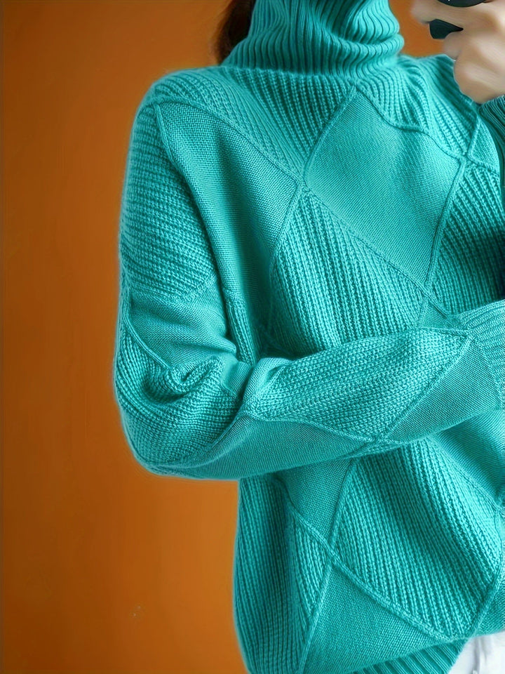 Maeve | Texturerad Polokrage Tröja