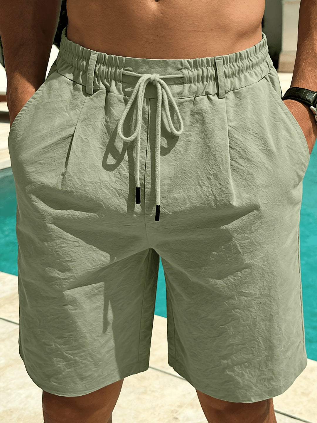 Trevor | Avslappnade Drawstring Shorts