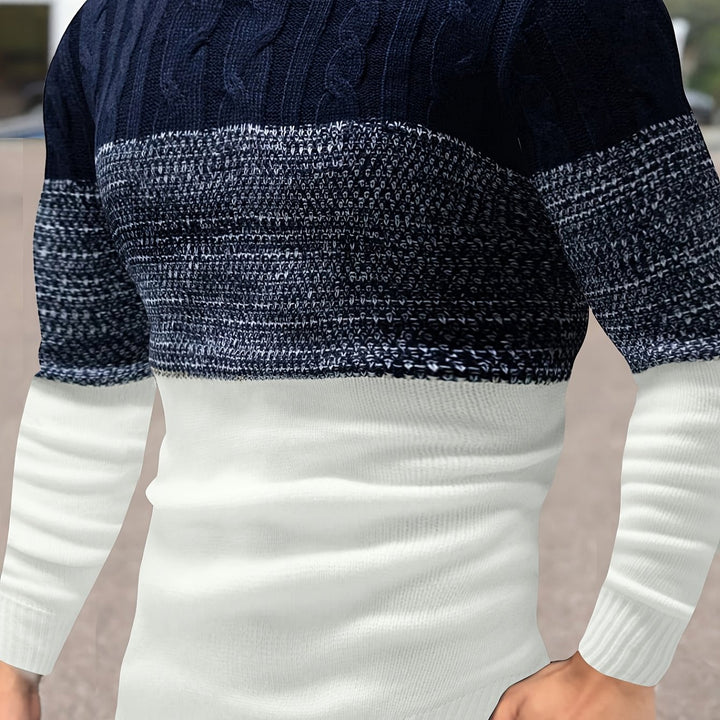 Graham | Färgglad Crew Neck Tröja