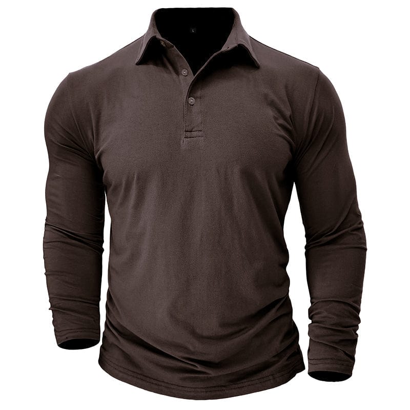 Travis Owen | Stilig Premium Långärmad Polo