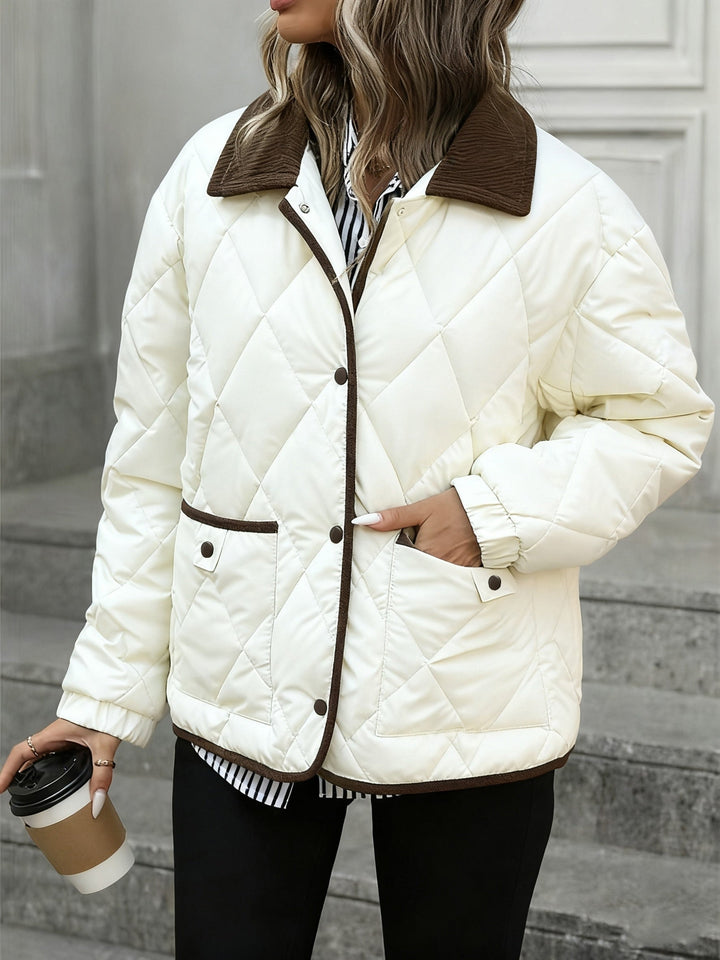 Imogen | Diamantquiltad Fodrad Jacka