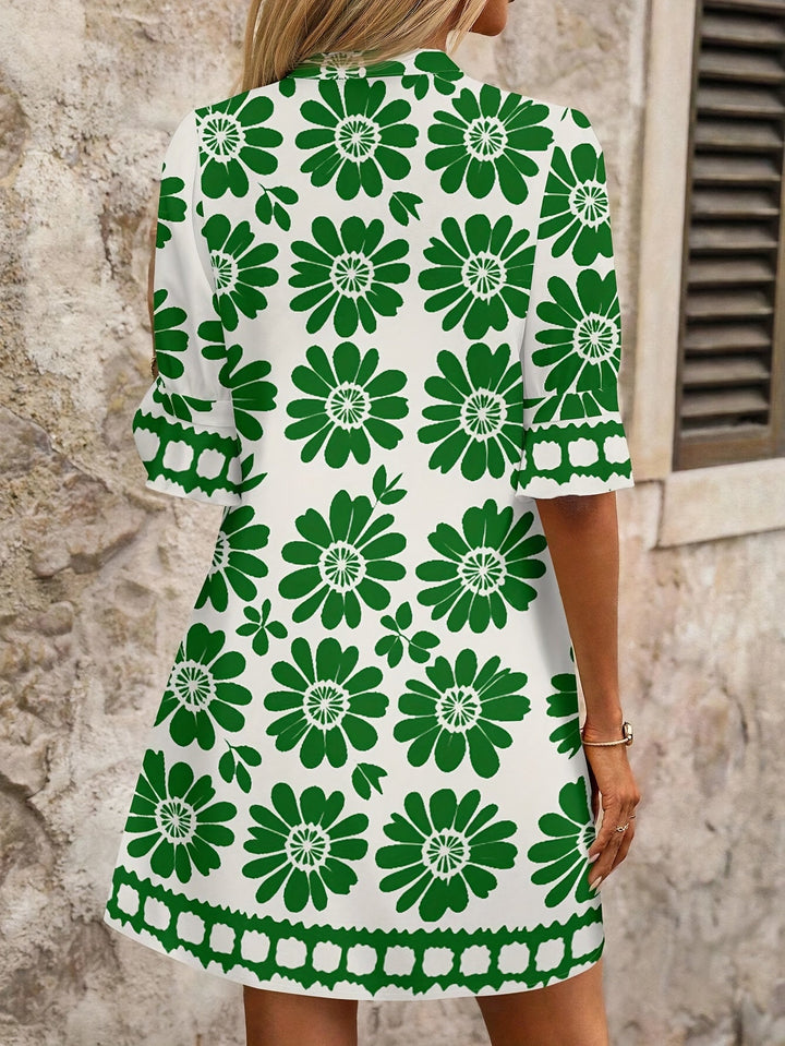 Georgia | Floral Bloom Mini Klänning