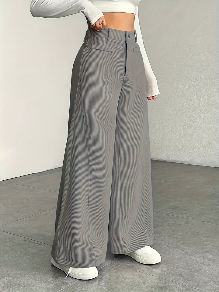 Kimberly | Högmidjade Vida Byxor