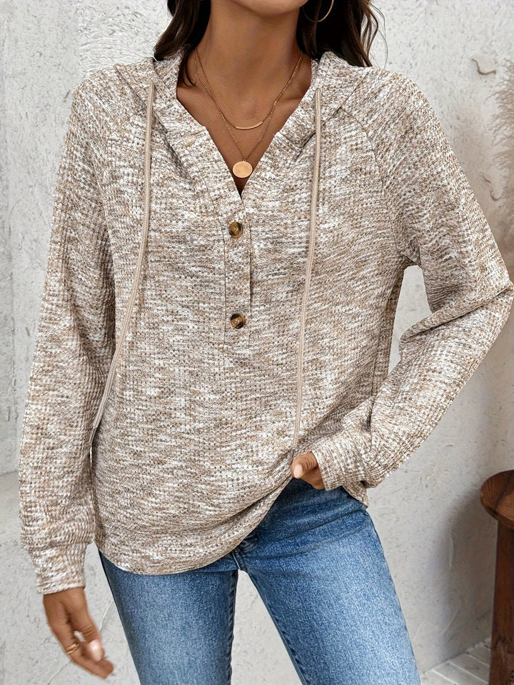 Verity | Knapp-up Hoodie Sweatshirt