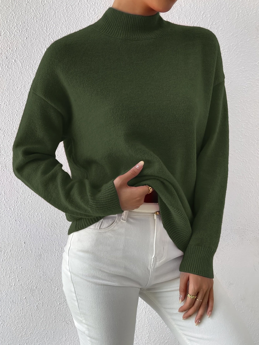 Lorelei | Finstämd Mock Neck Tröja
