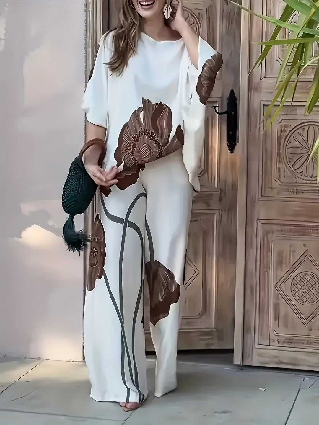 Gwyneth | Blommig Vidbenad Set