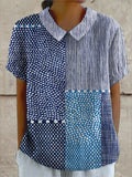 Victoria | Elegant Patchwork Konstskjorta