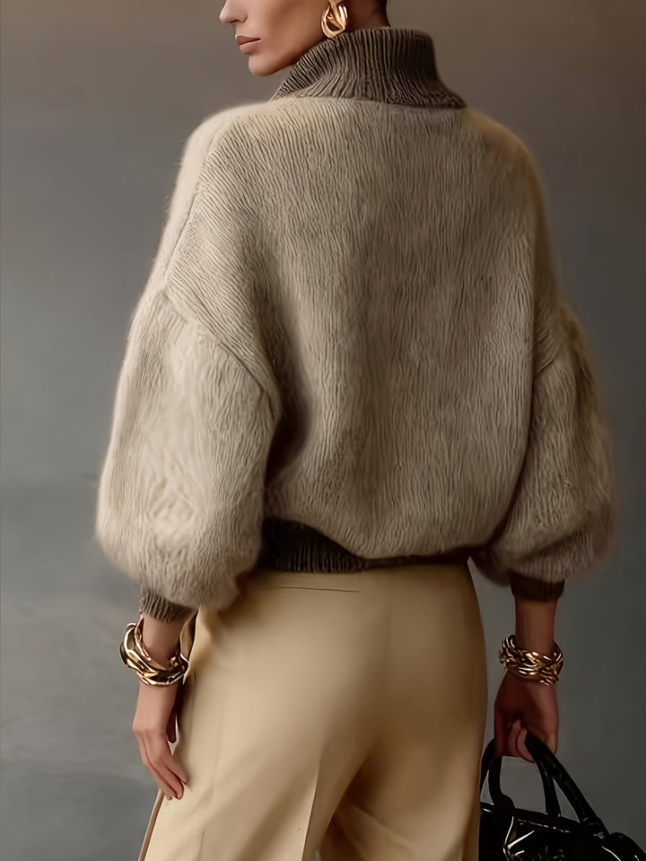 Cecily | Avslappnad Halv-Zip Tröja