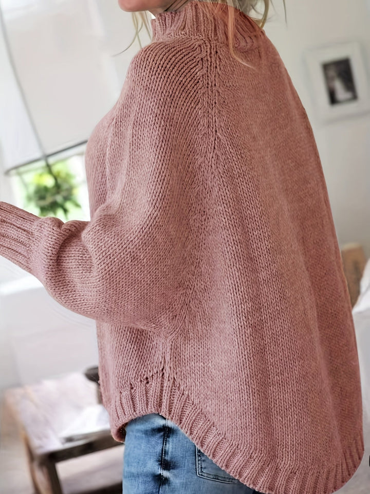 Gwendolyn | Kabelstickad Höghalssweater