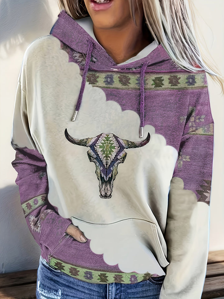 Tamsin | Västerländskt Inspirerad Tryckt Hoodie