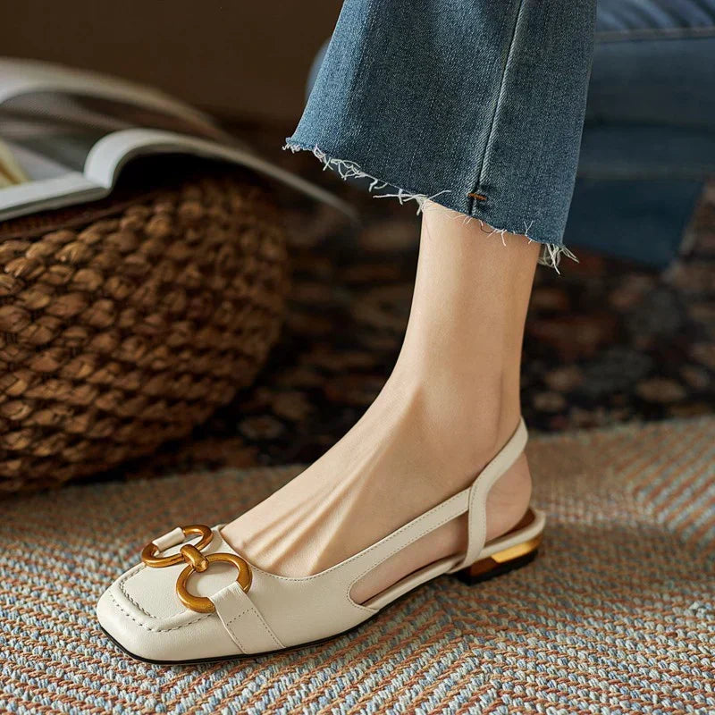 Anna | Bekväm Slingback Lågskor