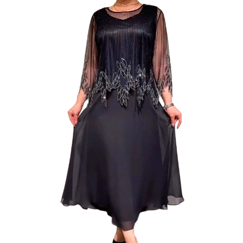 Ava | Stilig Casual Midi Klänning