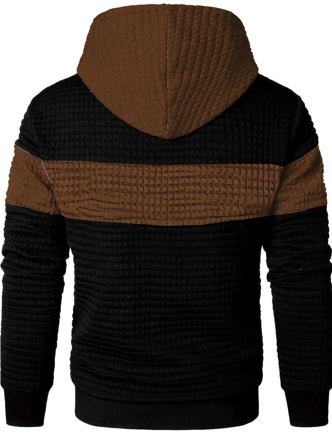 Hayes | Texturerad Färgblock Hoodie